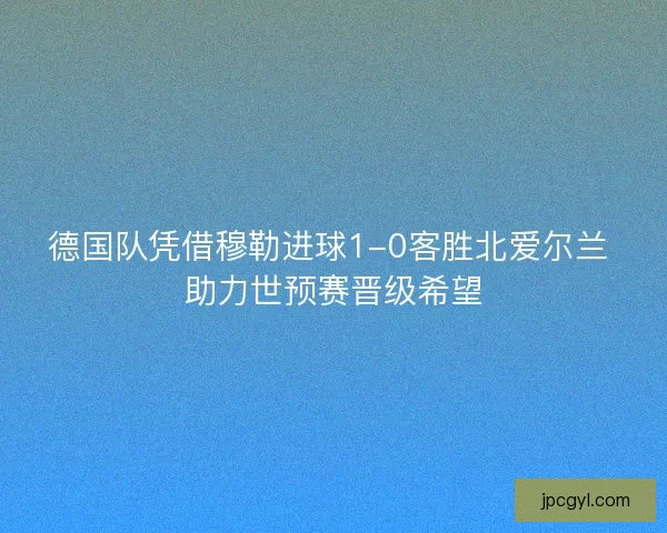 德国队凭借穆勒进球1-0客胜北爱尔兰 助力世预赛晋级希望